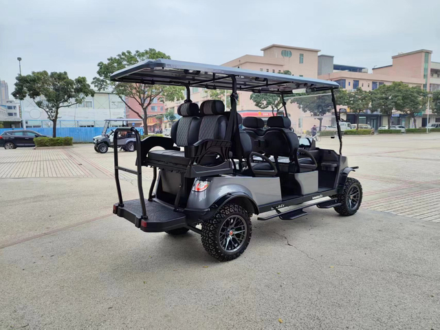 4+2 upgraded high golf cart Electric Golf Cars