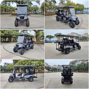 4+2 upgraded high golf cart Electric Golf Cars